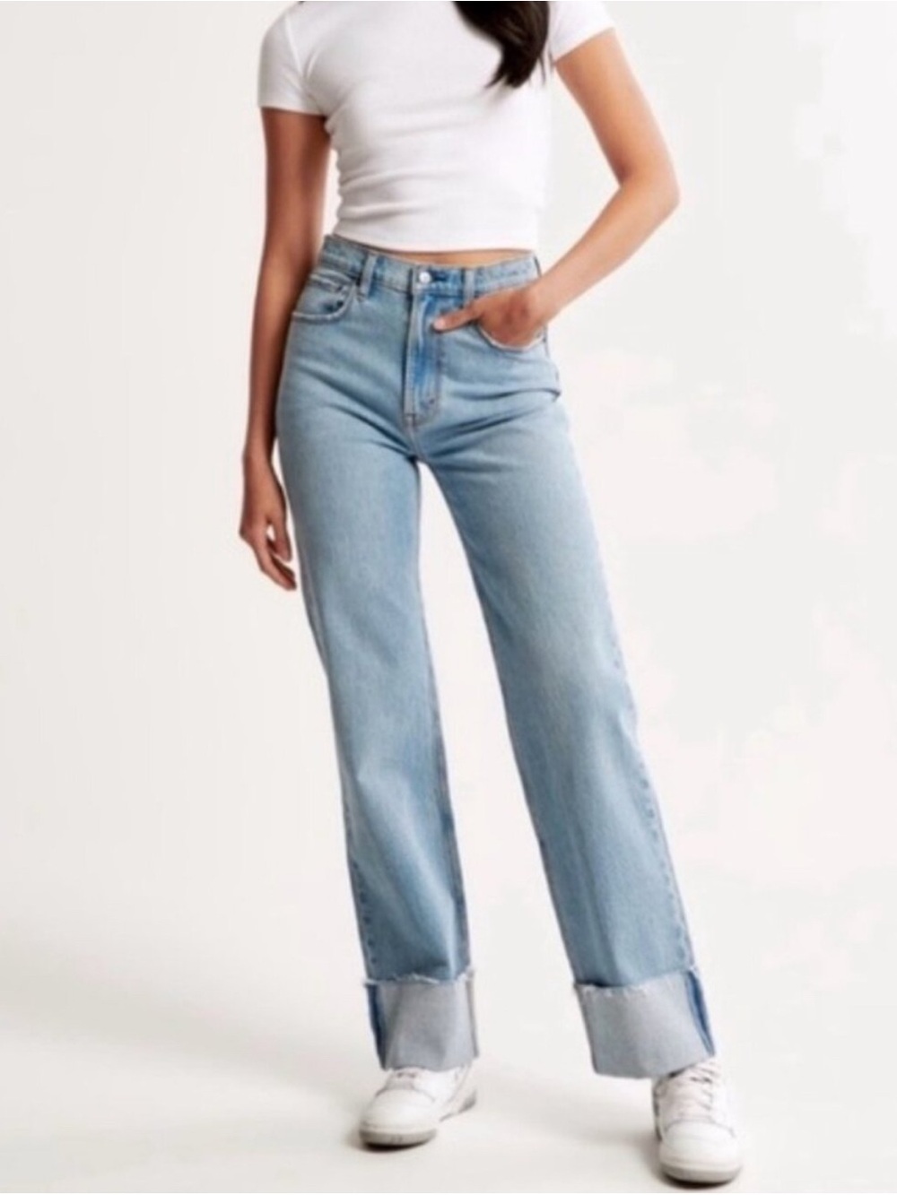 Abercrombie Relaxed High Rise Denim